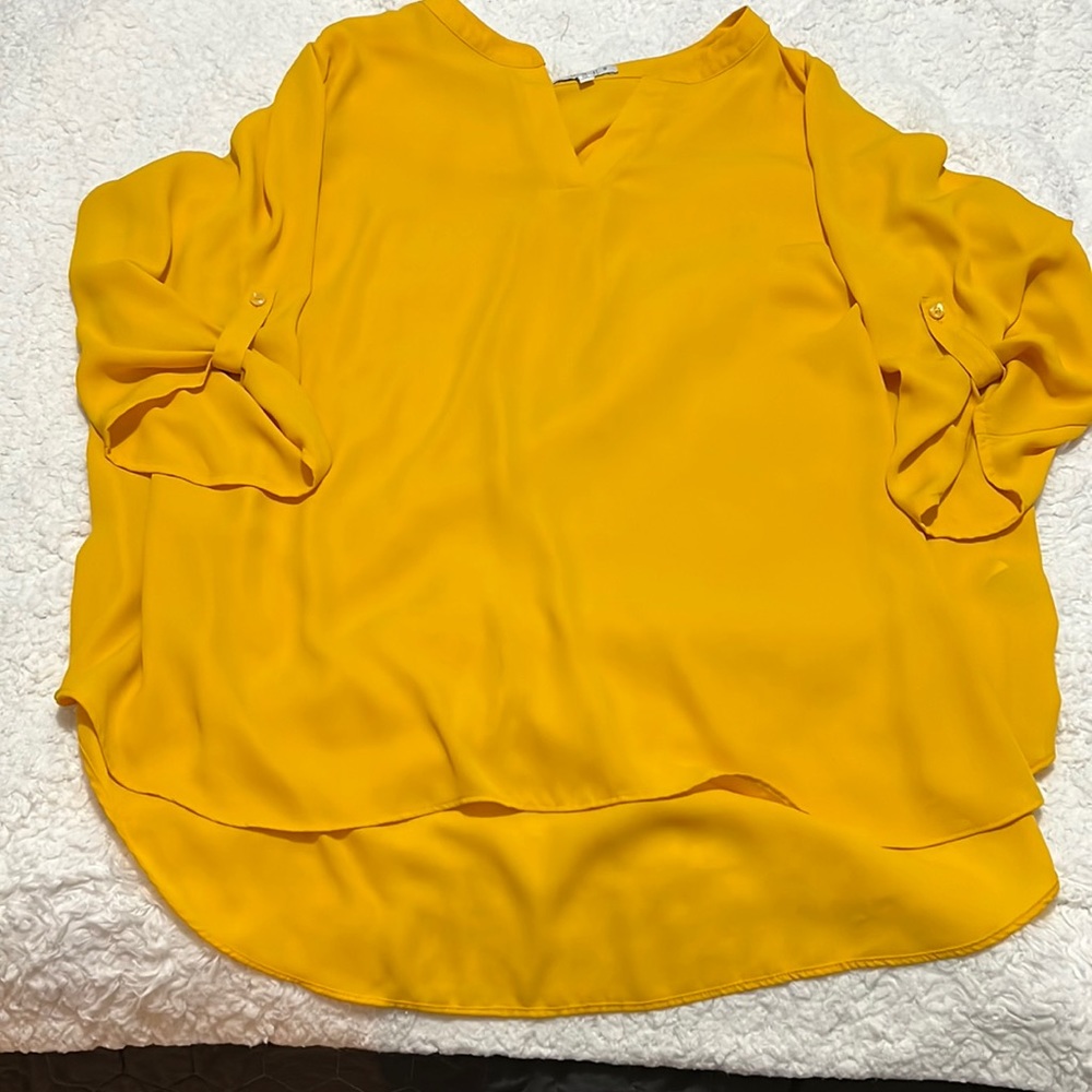 Mustard Yellow Blouse